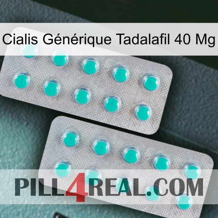 Cialis Générique Tadalafil 40 Mg 29